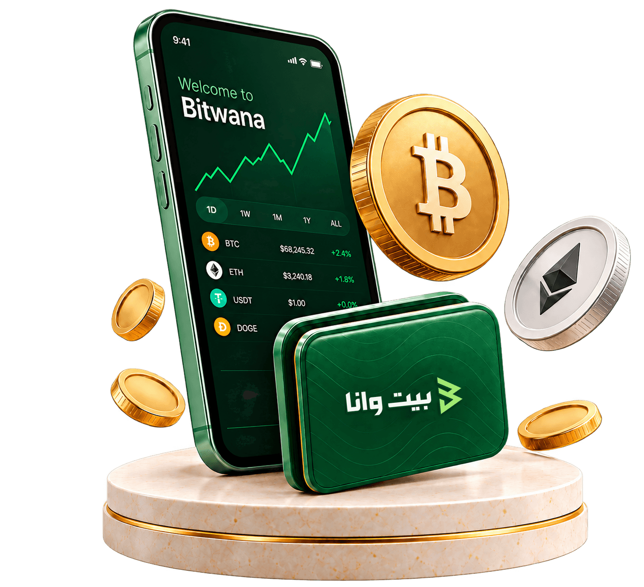 پیش‌نمایش اپلیکیشن بیت‌وانا