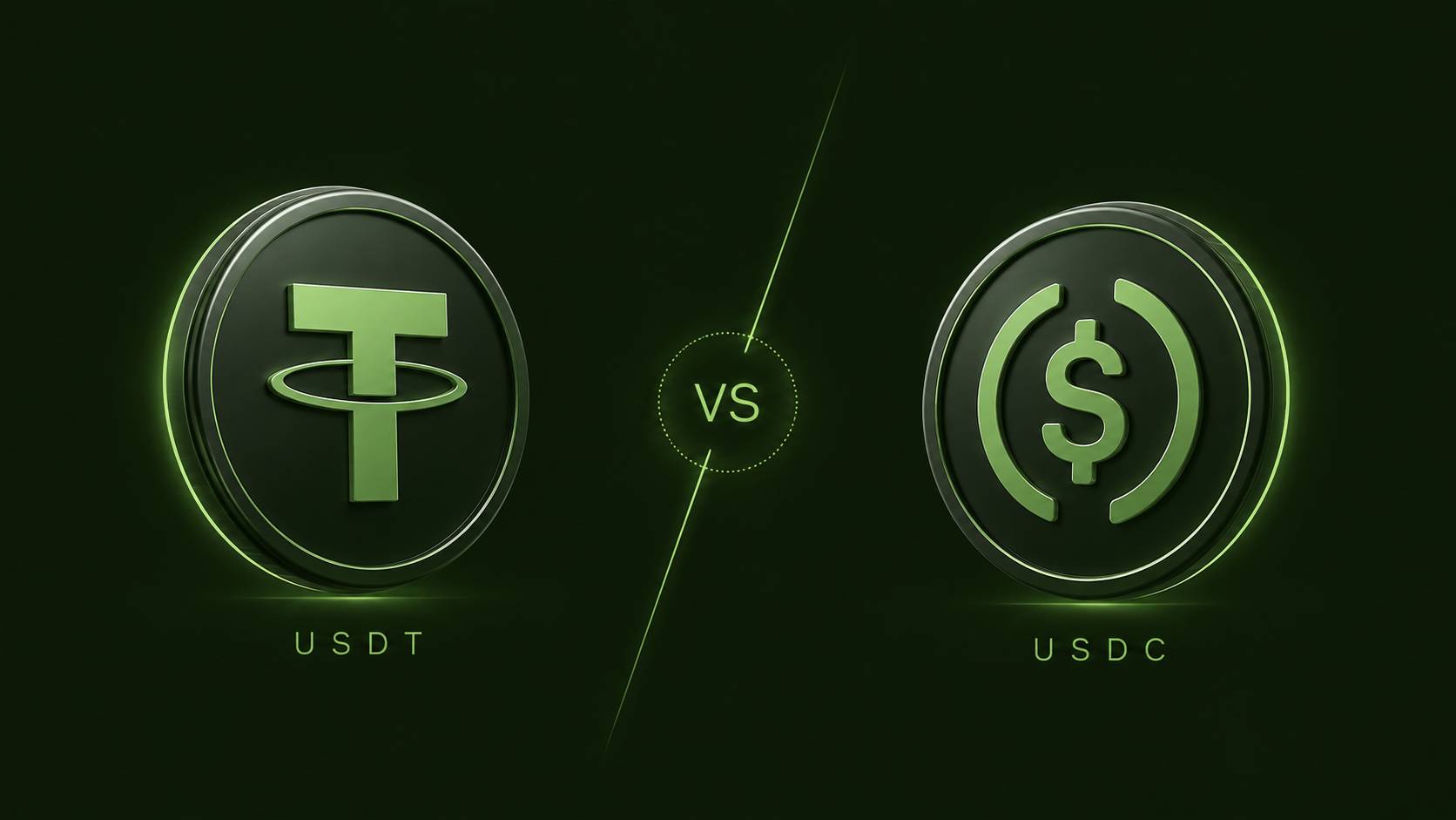 تصویر مقایسه تتر USDT و یو اس دی کوین USDC